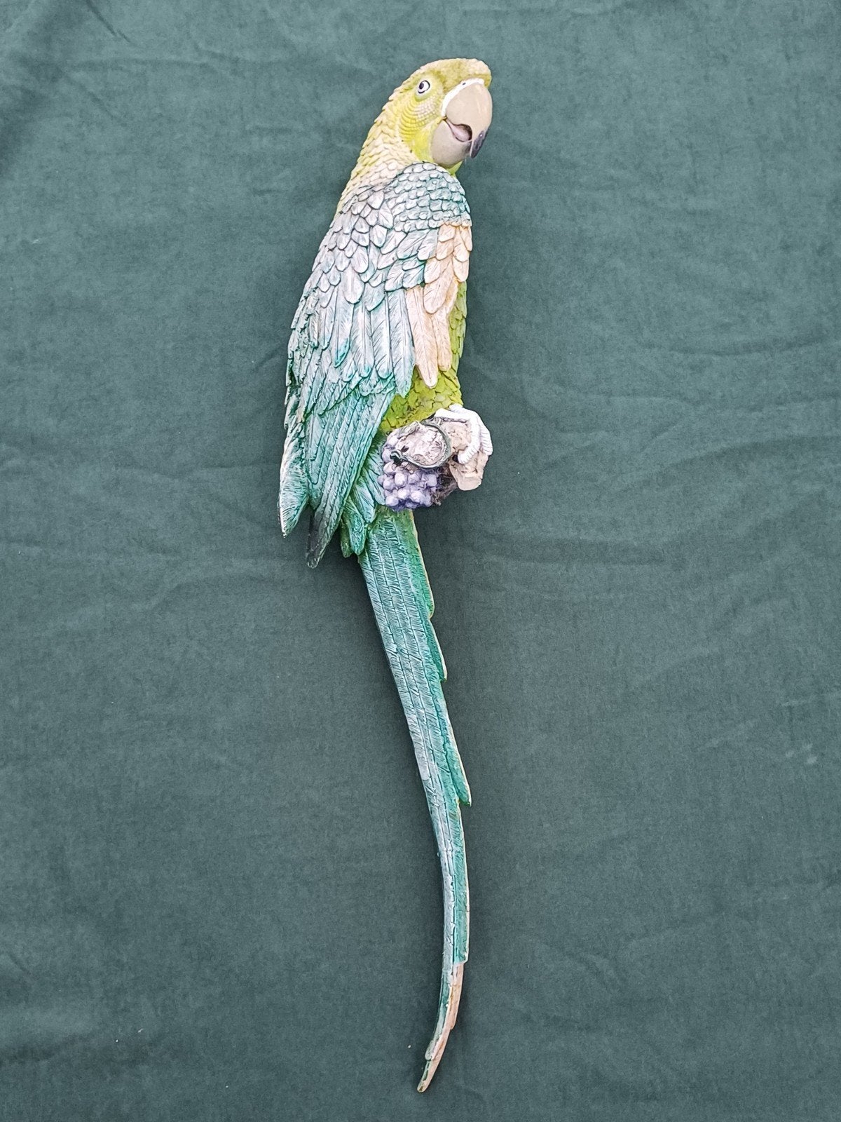Grote Papegaai van polyester., Ophalen, Metaal, Vogelkooi
