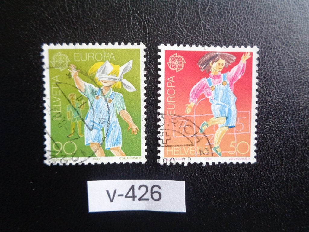 zwitserland - europa zegels 1989 (v-426), Postzegels en Munten, Postzegels | Europa | Zwitserland, Ophalen of Verzenden, Gestempeld