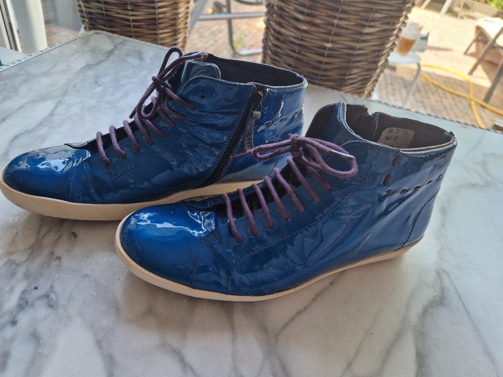 Petrol kleurige schoenen van Floris van Bommel maat 37, Kleding | Dames, Schoenen, Blauw, Floris van Bommel, Ophalen of Verzenden