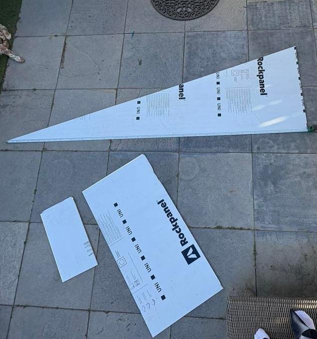 Rockpanel platen, diverse afmetingen, Ophalen, Zo goed als nieuw, HPL, Minder dan 20 mm
