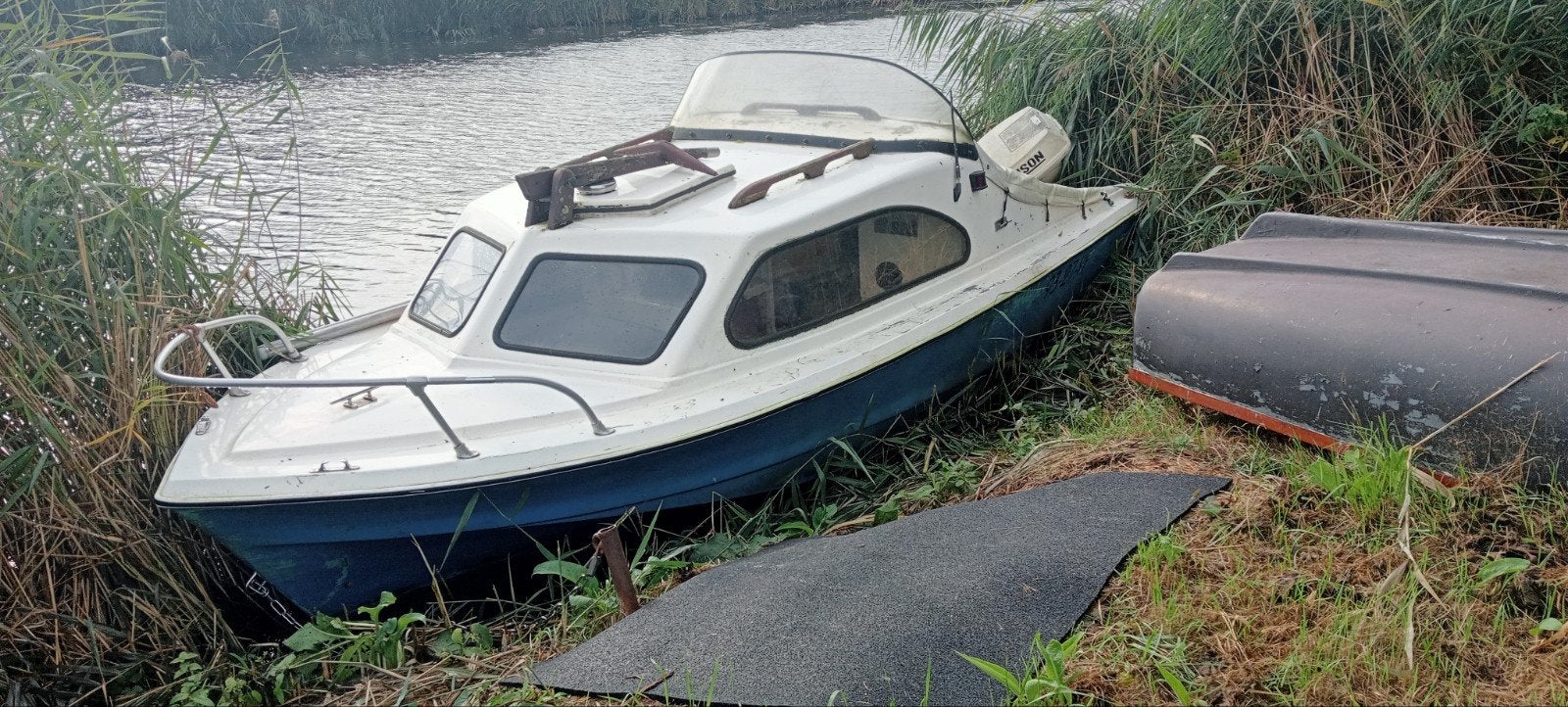 Shetland 535, Gebruikt, Kajuitboot, Buitenboordmotor, Polyester
