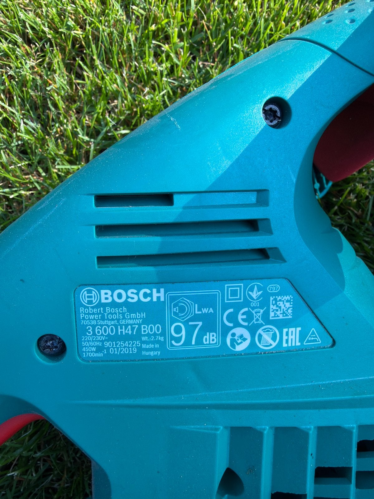 Bosch Heggenschaar 480-16 Elektrisch zgan, Ophalen of Verzenden, Gebruikt, Elektrisch