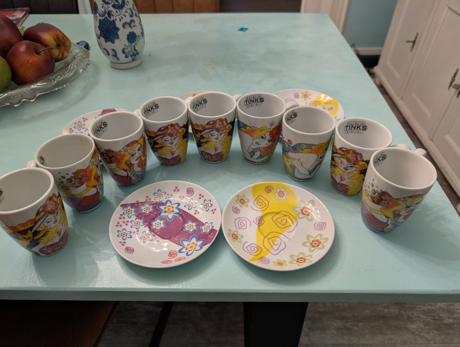 Mooie koffiemokken van Galerie Tinks Atelier, Ophalen of Verzenden