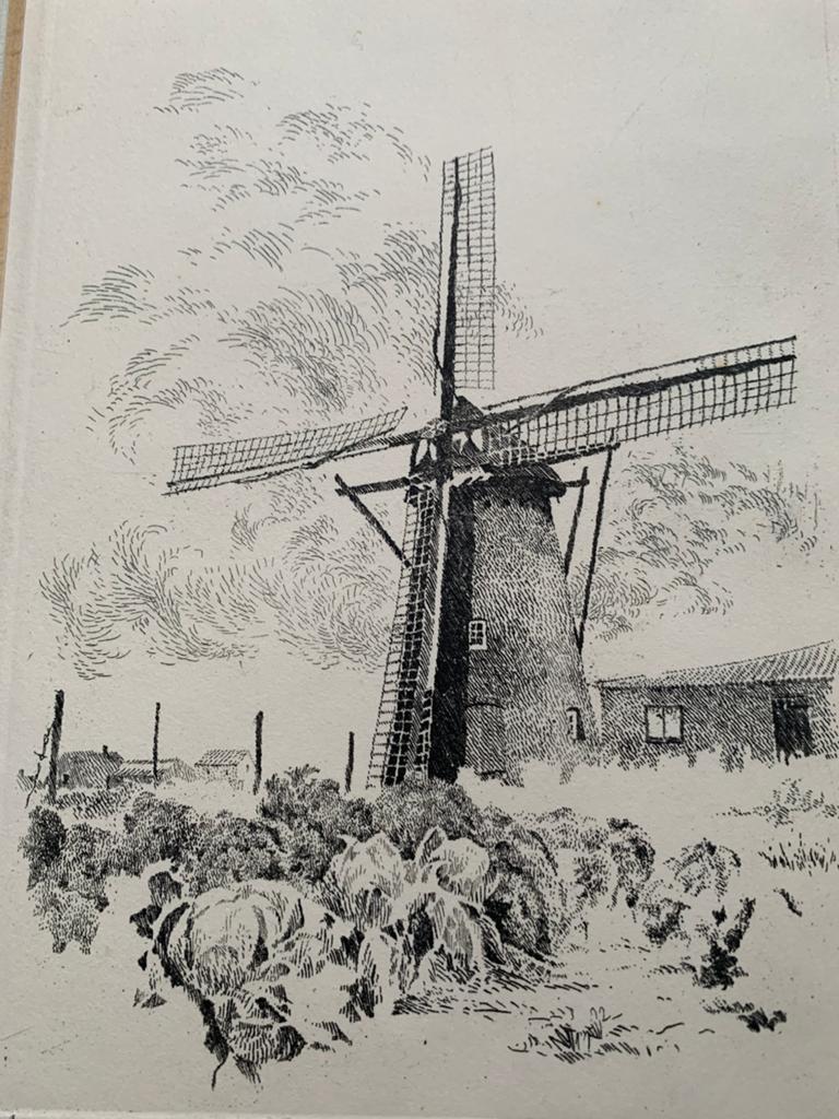 Pentekening molen van HAPERT, Diversen, Ophalen of Verzenden, Zo goed als nieuw