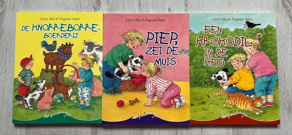Carry Slee & Dagmar Stam- boekenserie Kwispelstaartjes, Boeken, Fictie algemeen, Carry Slee, Ophalen of Verzenden, Zo goed als nieuw