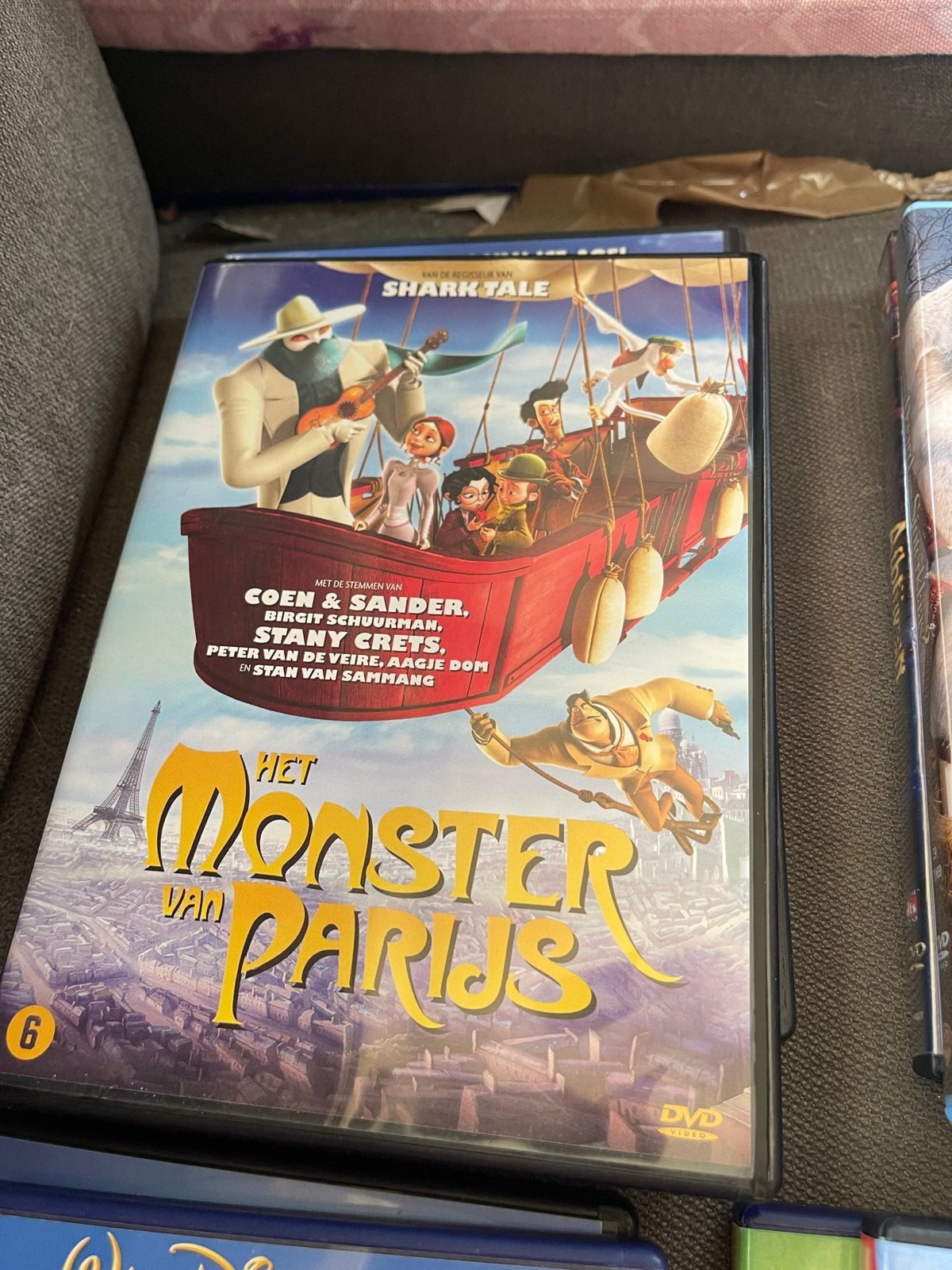 Het Monster van Parijs DVD - Animatie film, Gebruikt, Animatie, Vanaf 6 jaar, Film