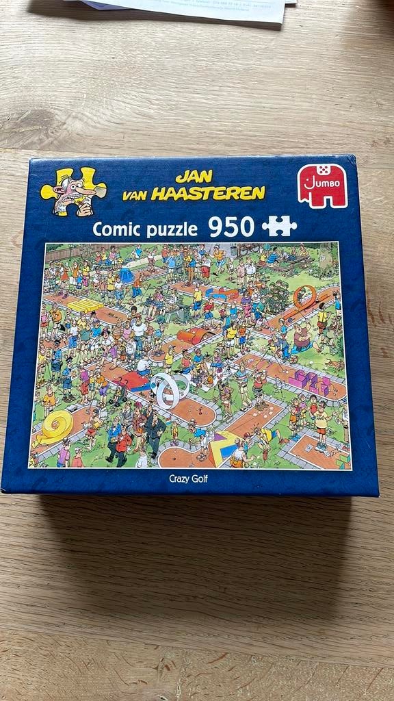 Van Haasteren 950 stukjes Crazy Golf, Ophalen, 500 t/m 1500 stukjes, Zo goed als nieuw