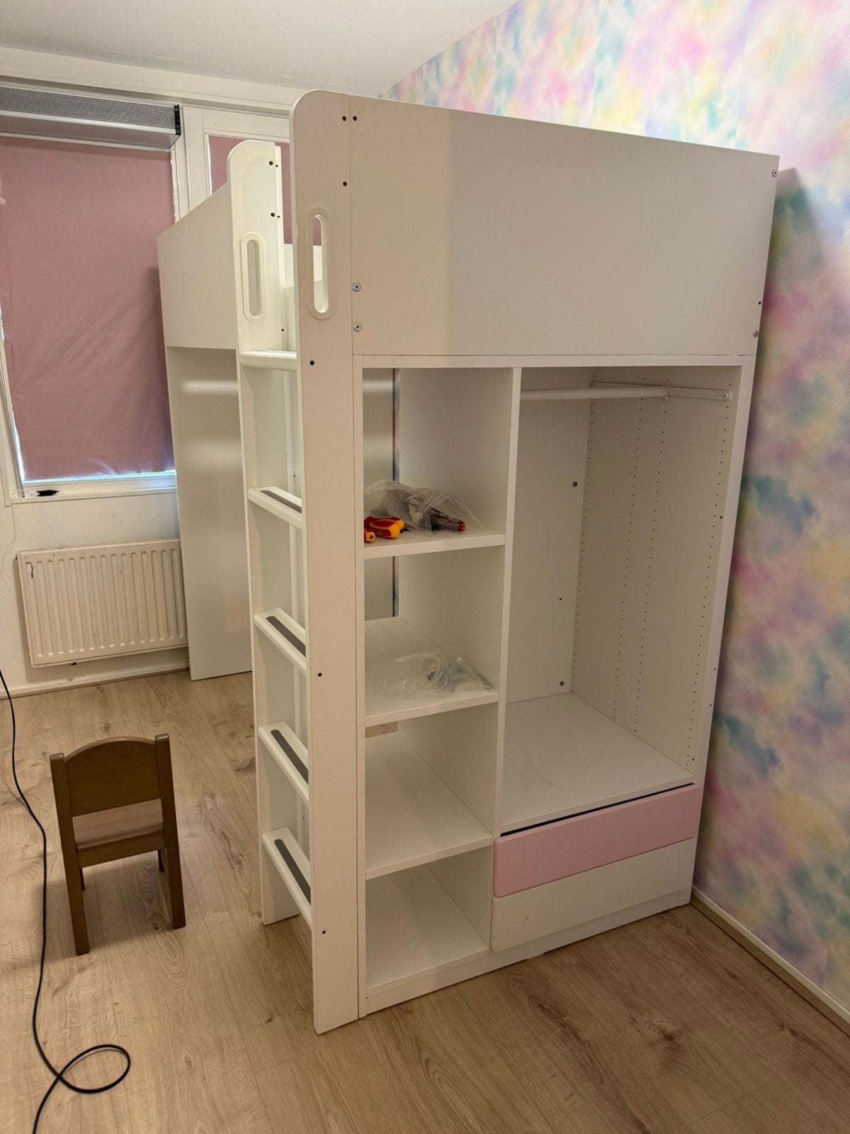 Ikea Smastad zonder bureau, Ophalen, Zo goed als nieuw, Hoogslaper