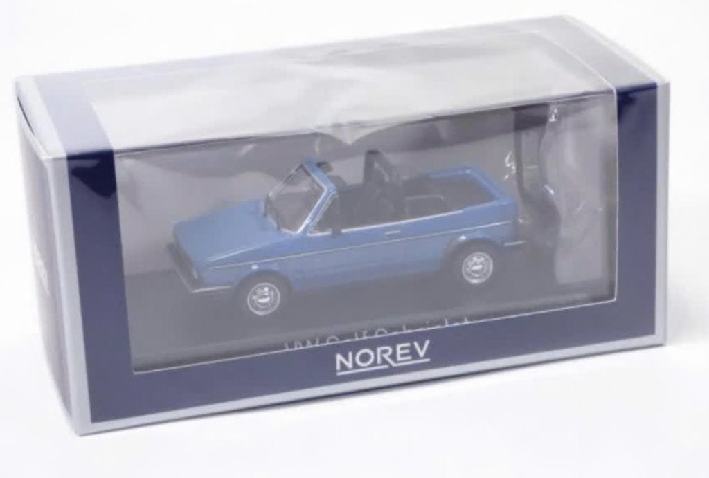 VW Golf Cabriolet 1981 Blauw schaal 1:43 NOREV ref. 840069, Hobby en Vrije tijd, Modelauto's | 1:43, Verzenden, Nieuw, Auto, Norev