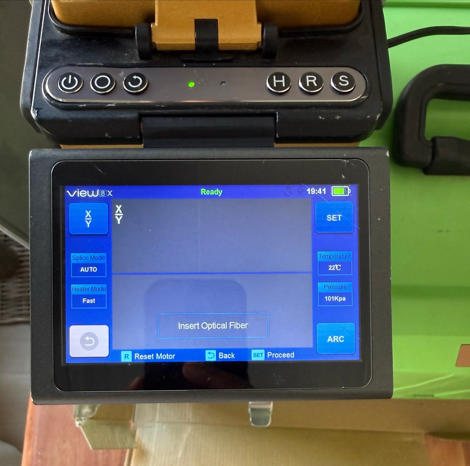 View 8x Fusion Splicer - Optische Vezel Lasmachine, Ophalen