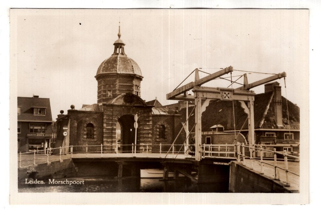 Leiden Morspoort, Verzenden, 1920 tot 1940, Ongelopen, Zuid-Holland