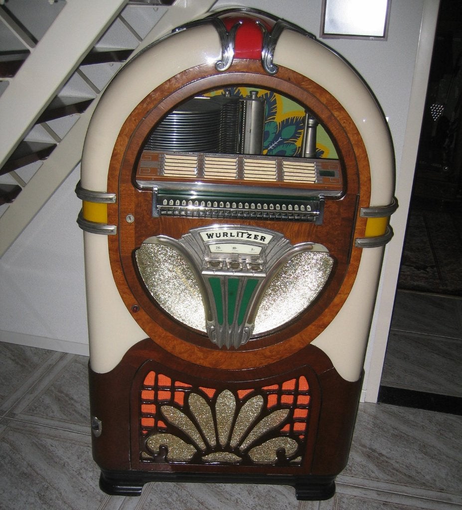 Jubox Wurlitzer, Ophalen, Gebruikt, Voor 1950, Wurlitzer