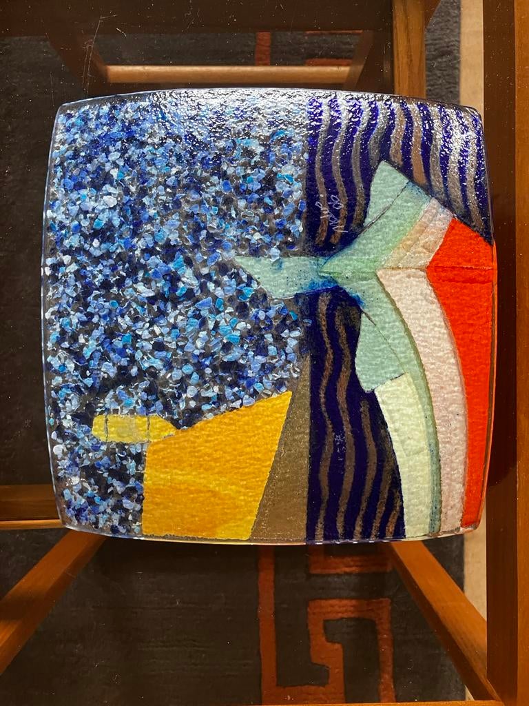Glazen  sculptuur fusing, Overige typen, Glas, Weerbestendig, Ophalen of Verzenden