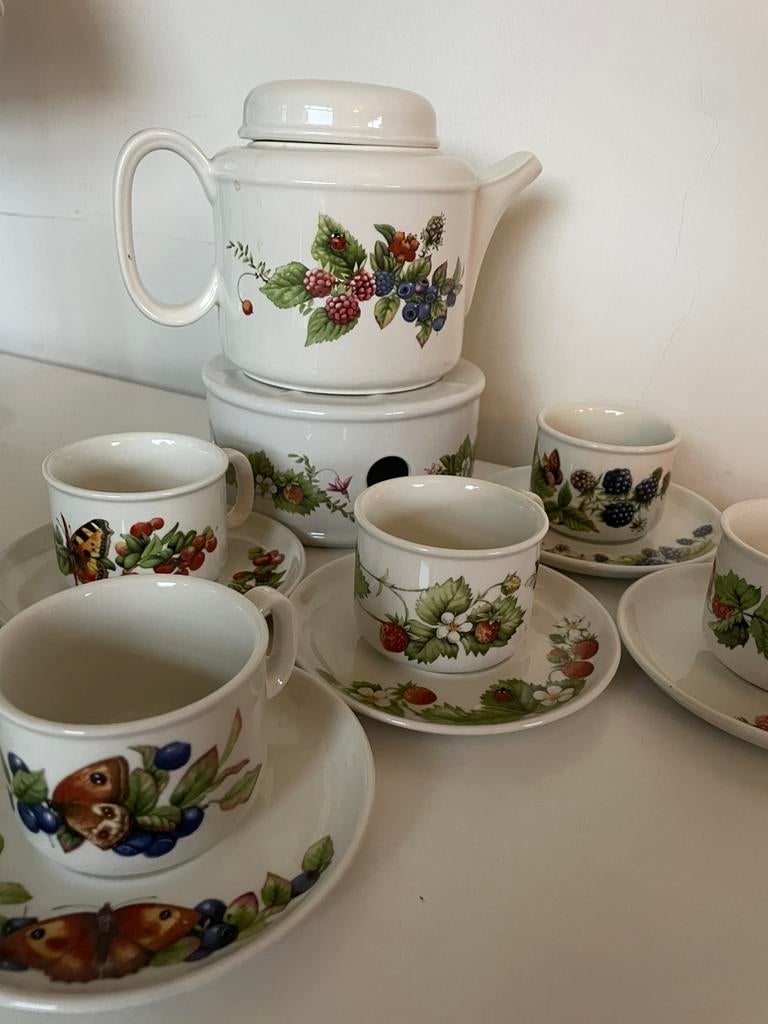 Theeservies | Marjolein Bastin | J&G Meakin | Wedgwood, Ophalen, Gebruikt, Wedgwood, Kop(pen) en/of Schotel(s)