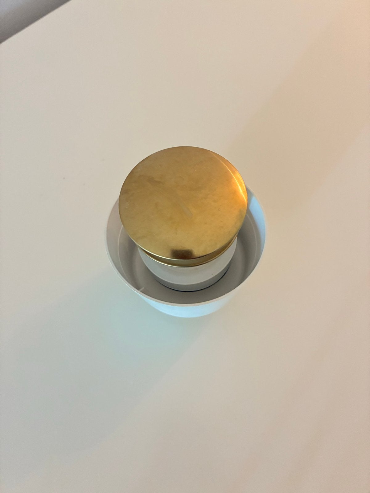 Gouden afvoerplug 6,5 cm diameter pop-up waste/klikwaste, Ophalen, Nieuw, Koper, Overige typen