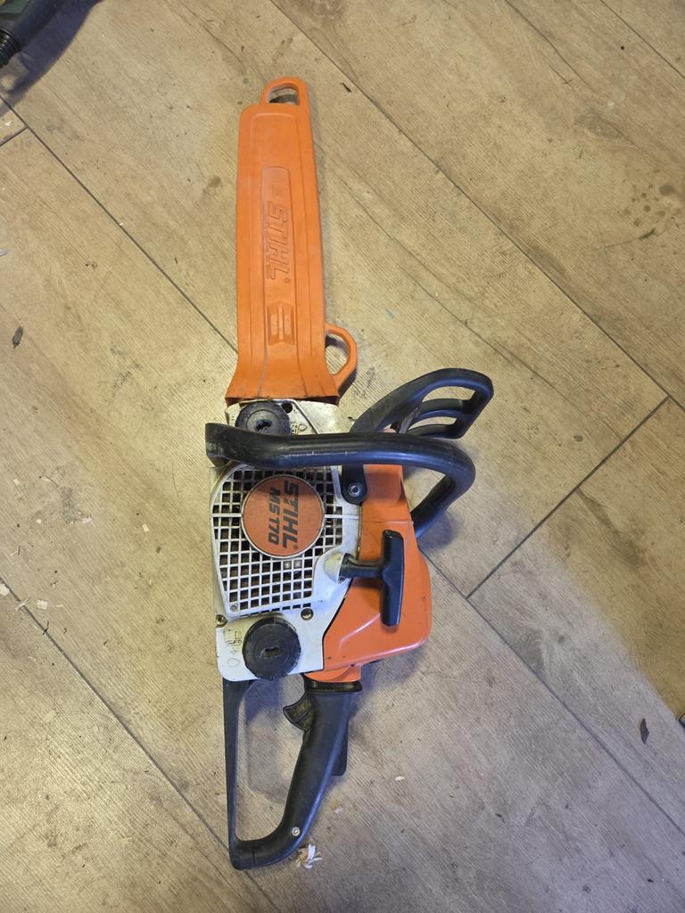 Stihl MS170 Kettingzaag - Compact en Krachtig, Ophalen, Gebruikt, Boomzaag