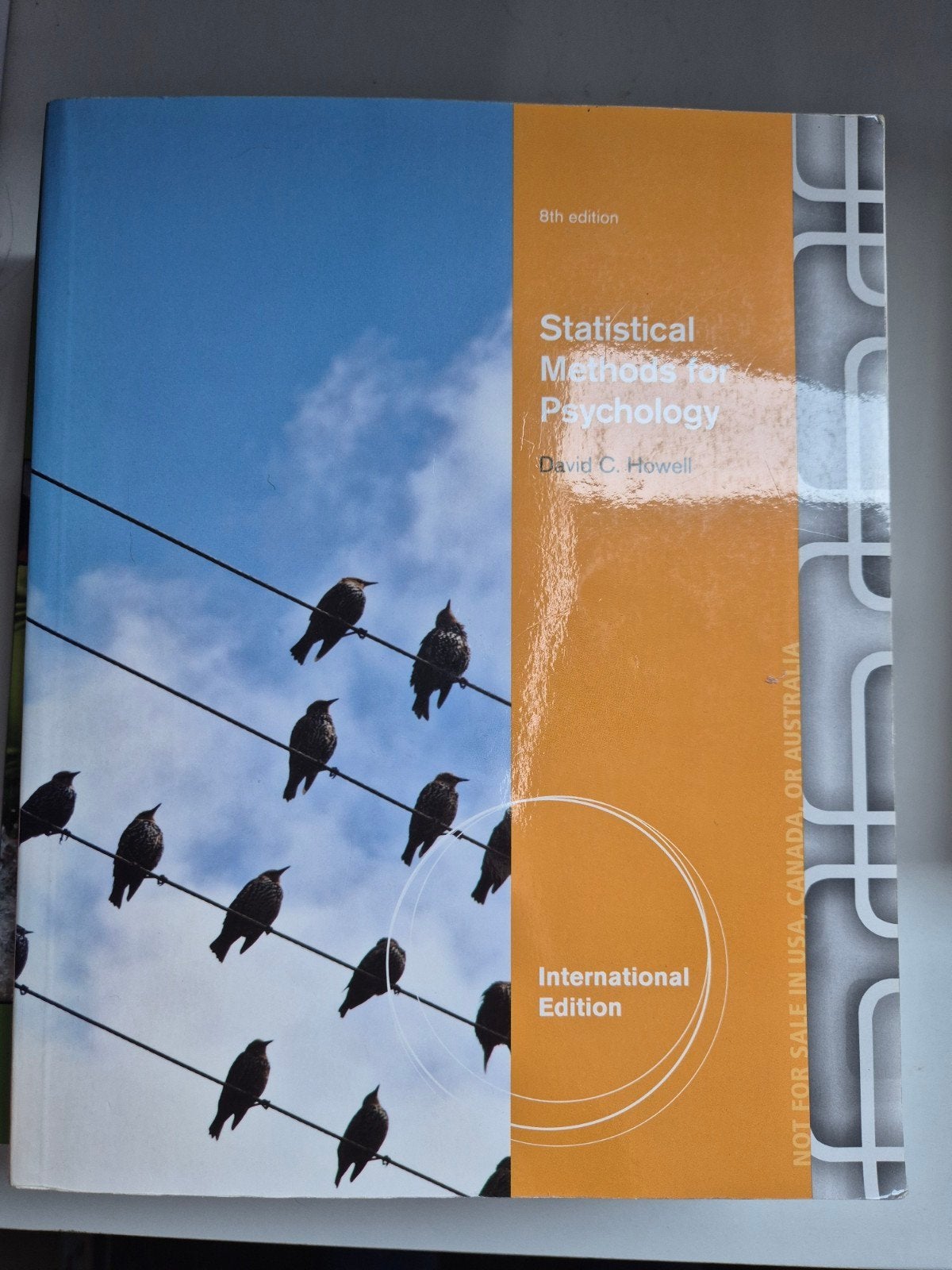 Statistical Methods for Psychology - David C. Howell, Zo goed als nieuw, Gamma, David C. Howell, HBO