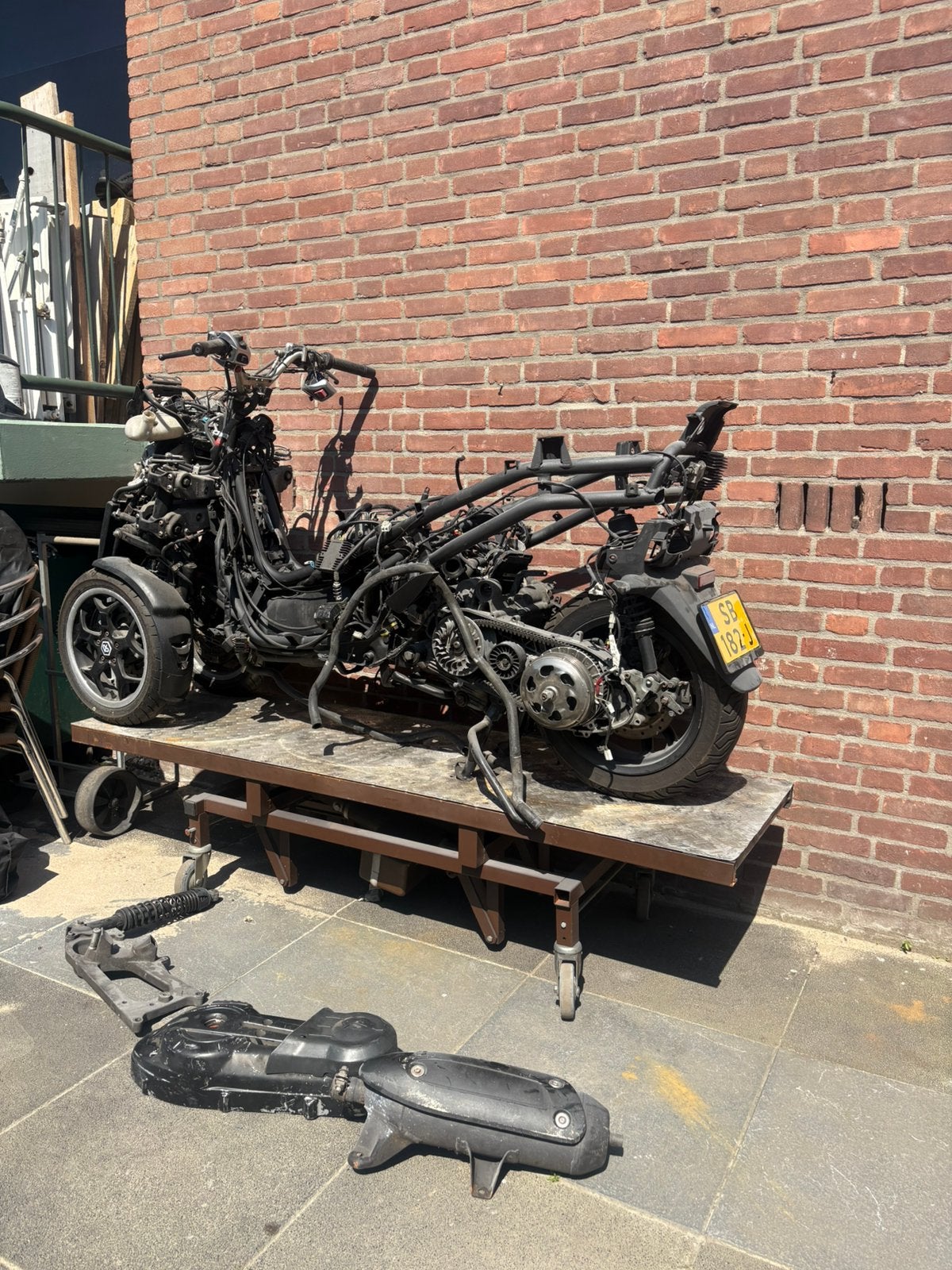 Piaggio mp3 300 LT opknapper incompleet, Ophalen