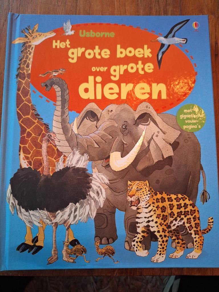 Het Grote Boek over Grote Dieren - Usborne, Boeken, Ophalen of Verzenden, Zo goed als nieuw, Usborne, Non-fictie