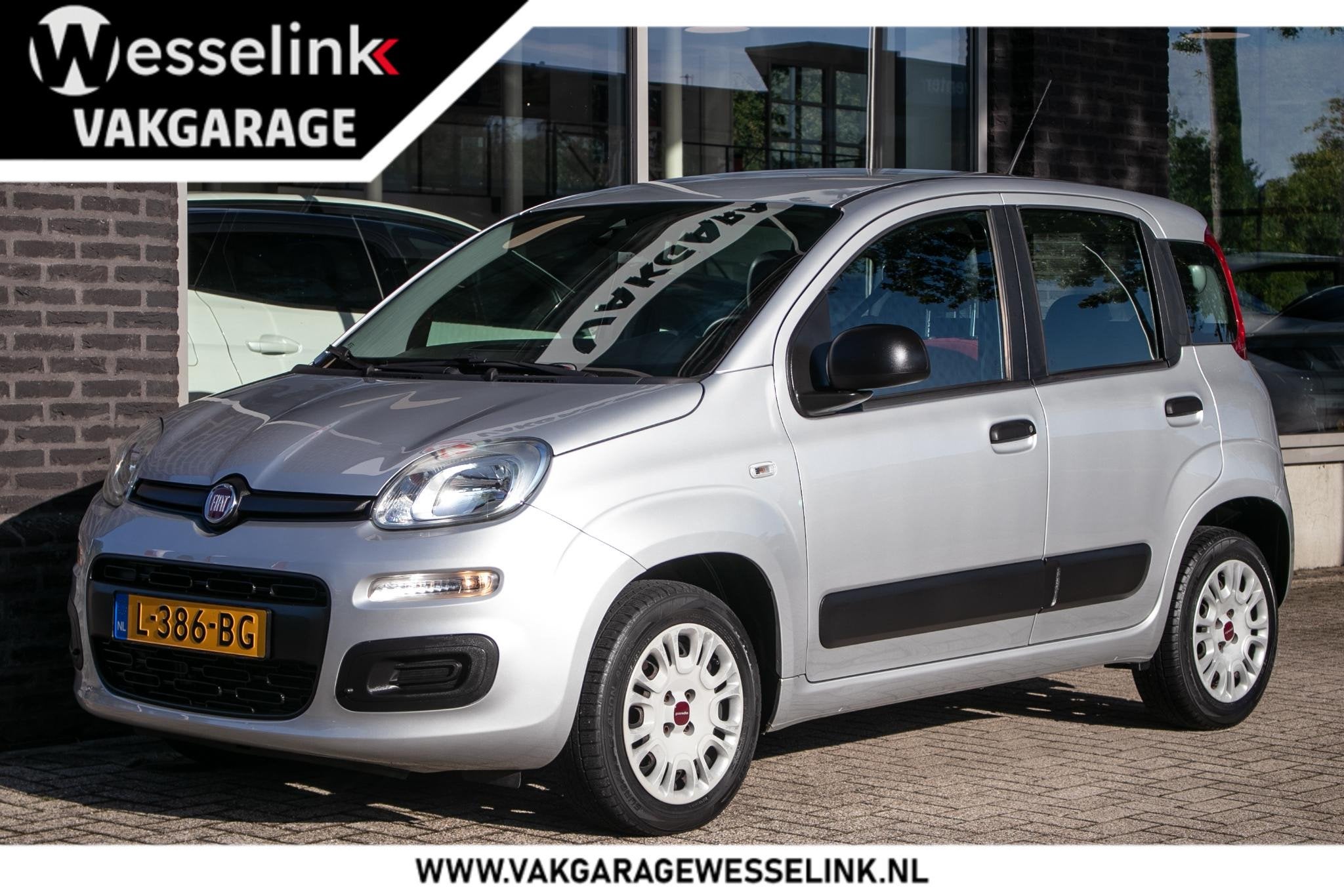 Fiat Panda 1.2 Popstar | Airco | Elek Ramen |, Auto's, Stof, Gebruikt, Start-stop-systeem, Bedrijf