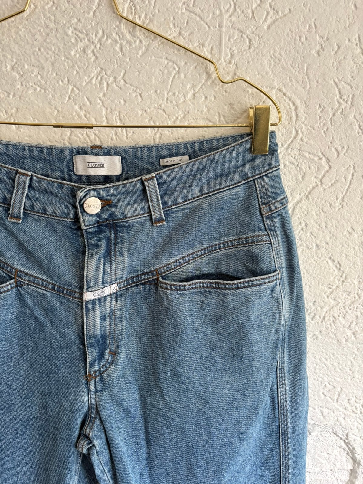 Closed jeans pedal pusher high waist, Ophalen of Verzenden, Zo goed als nieuw, W30 - W32 (confectie 38/40)