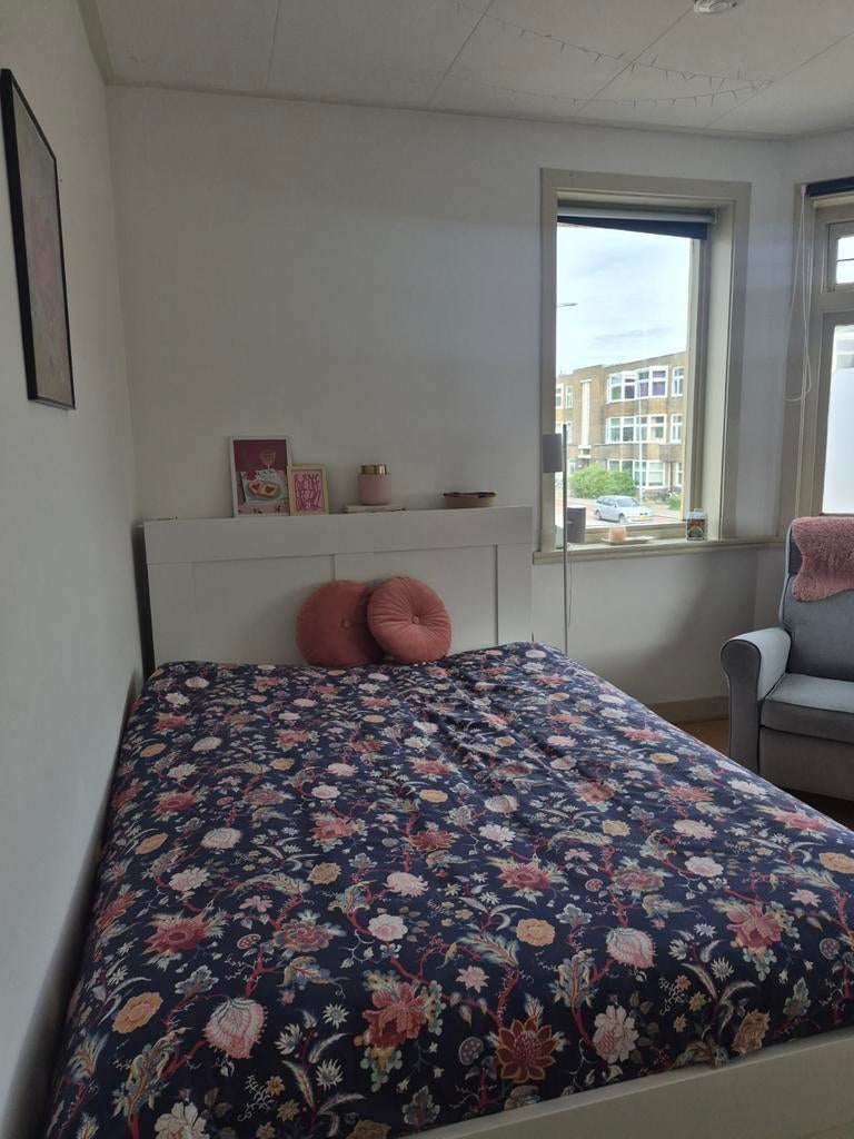 Tweepersoons bed incl hoofdsteun Ikea Brimnes met lades, Ophalen, Tweepersoons