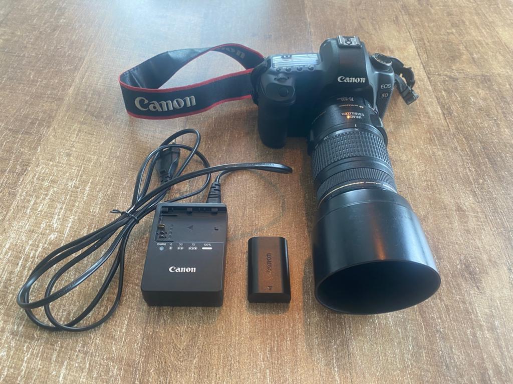Canon 5D Mark II met 70-300 mm lens, Ophalen, Canon, 8 keer of meer
