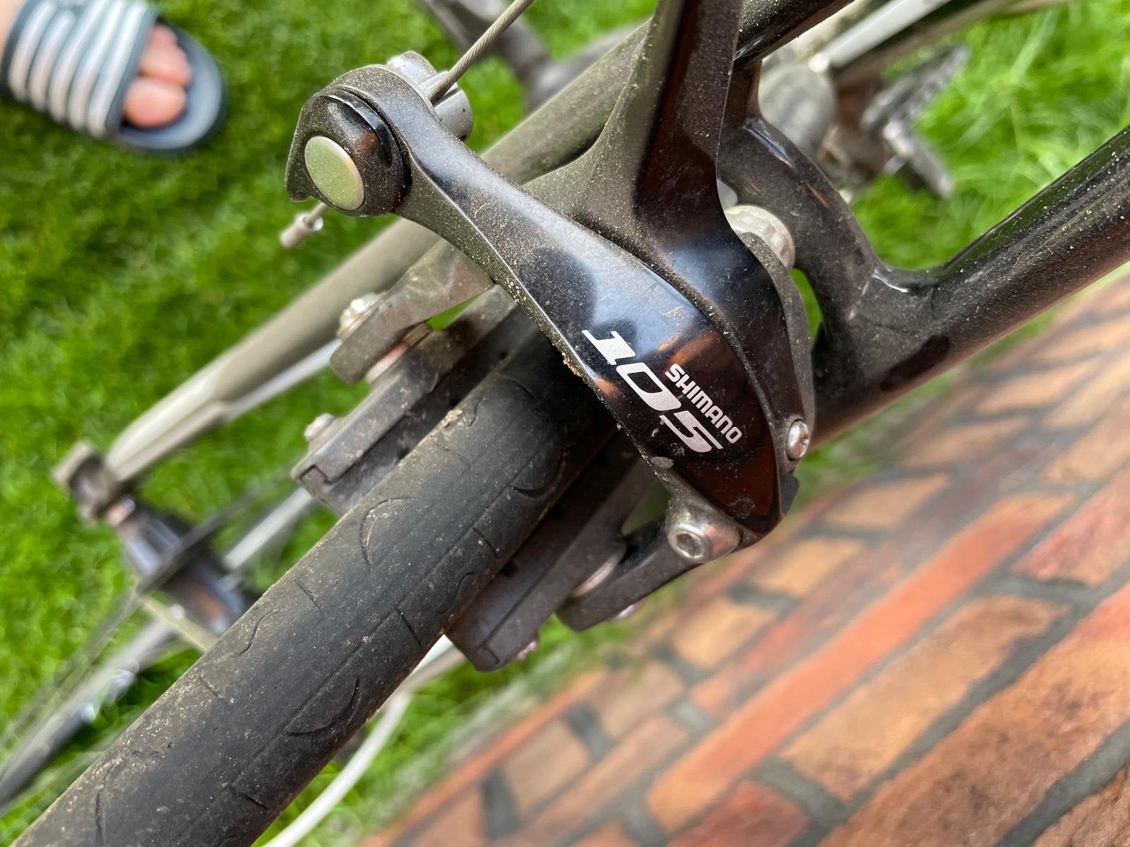Trek racefiets met Shimano 105 afmontage, Fietsen en Brommers, Fietsen | Racefietsen, 28 inch, Gebruikt, Velgrem, Aluminium