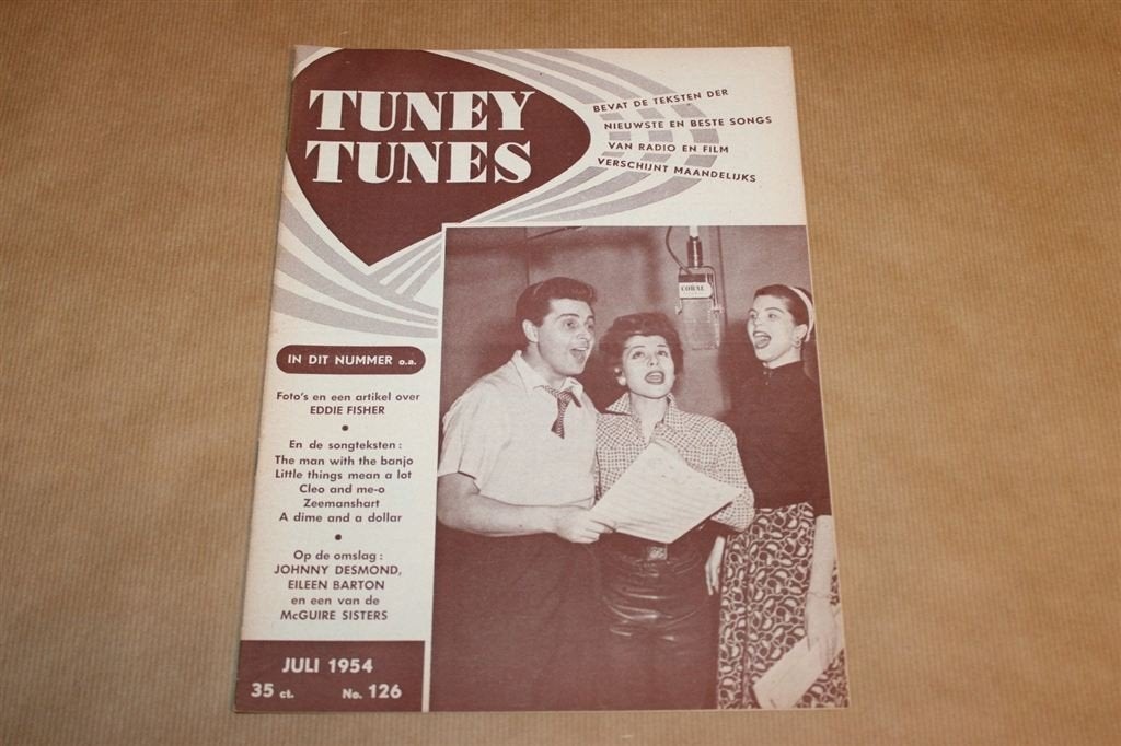 Tuney Tunes - No. 126 - Juli 1954, Verzamelen, Ophalen of Verzenden, 1940 tot 1960, Knipsel(s)