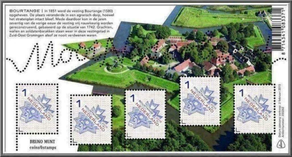 NVPH 3269 Mooi Nederland 2015 - Mooi Bourtange, Verzenden, Na 1940, Postfris