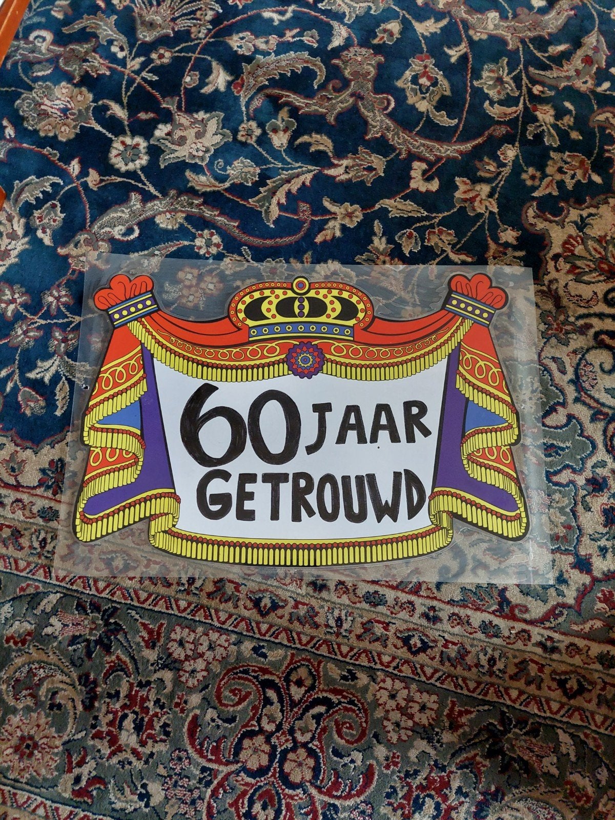 60 jaar getrouwd    GRATIS, Ophalen, Versiering, Verjaardag