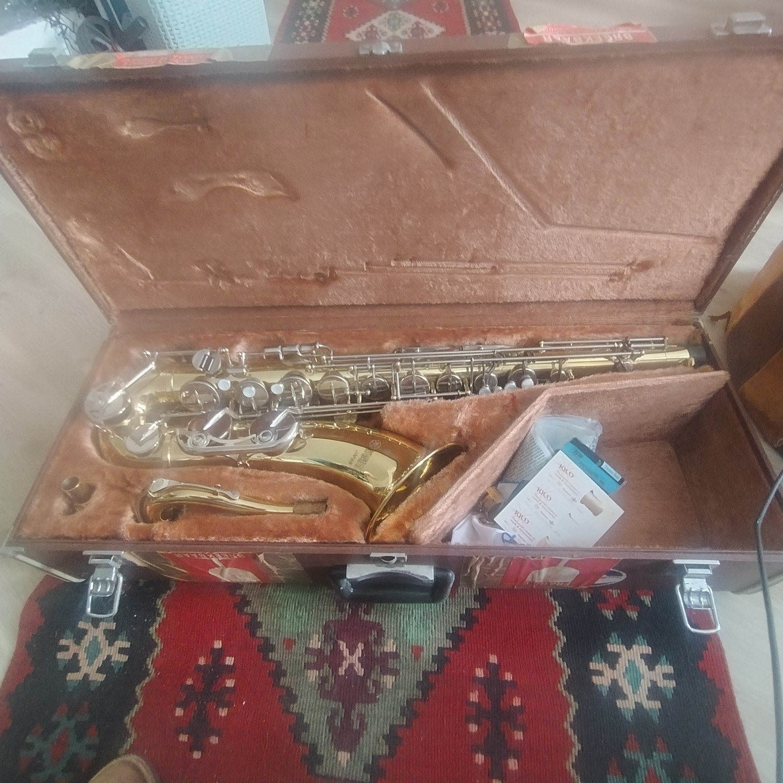Vintage Saxofoon uit 1981 - Uitstekende Staat!, Ophalen, Gebruikt, Alt, Met koffer