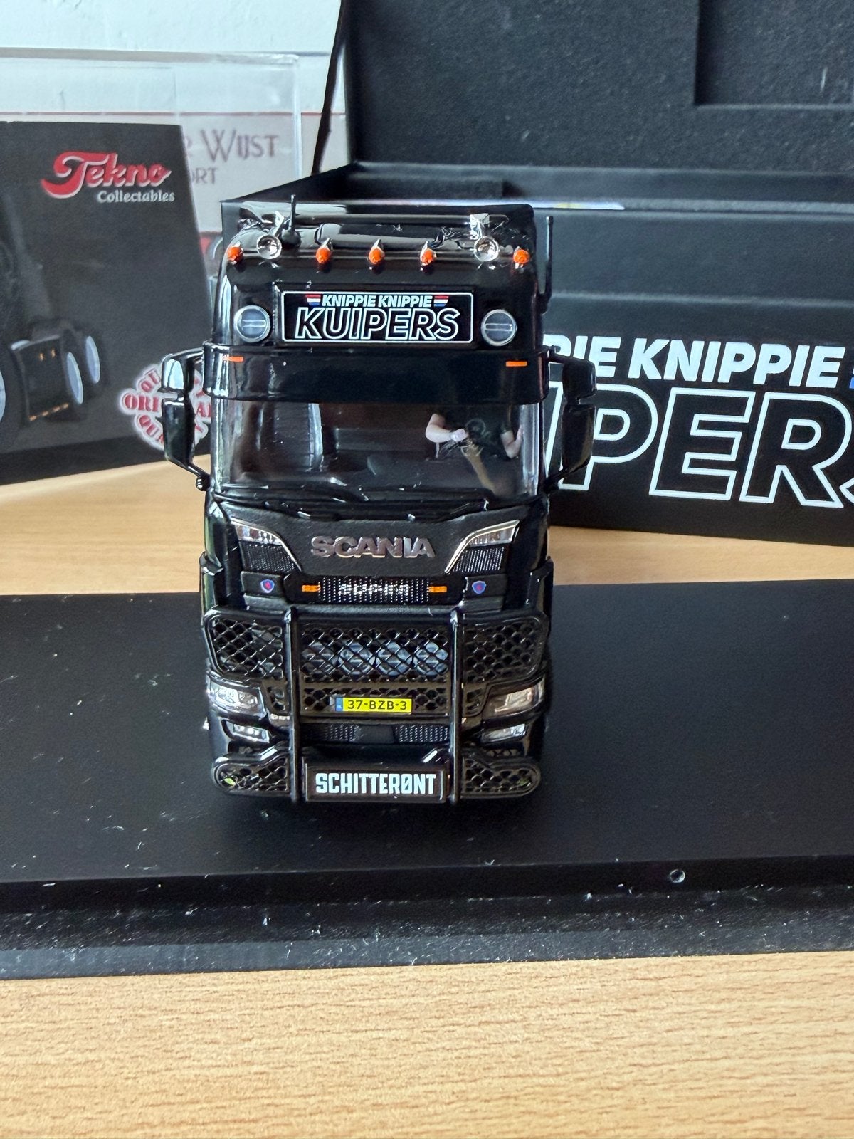 Martijn Kuipers Scania S580 Tekno Miniatuur - Nr. 099/1000, Overige merken, 1:32 tot 1:50, Ophalen of Verzenden, Zo goed als nieuw