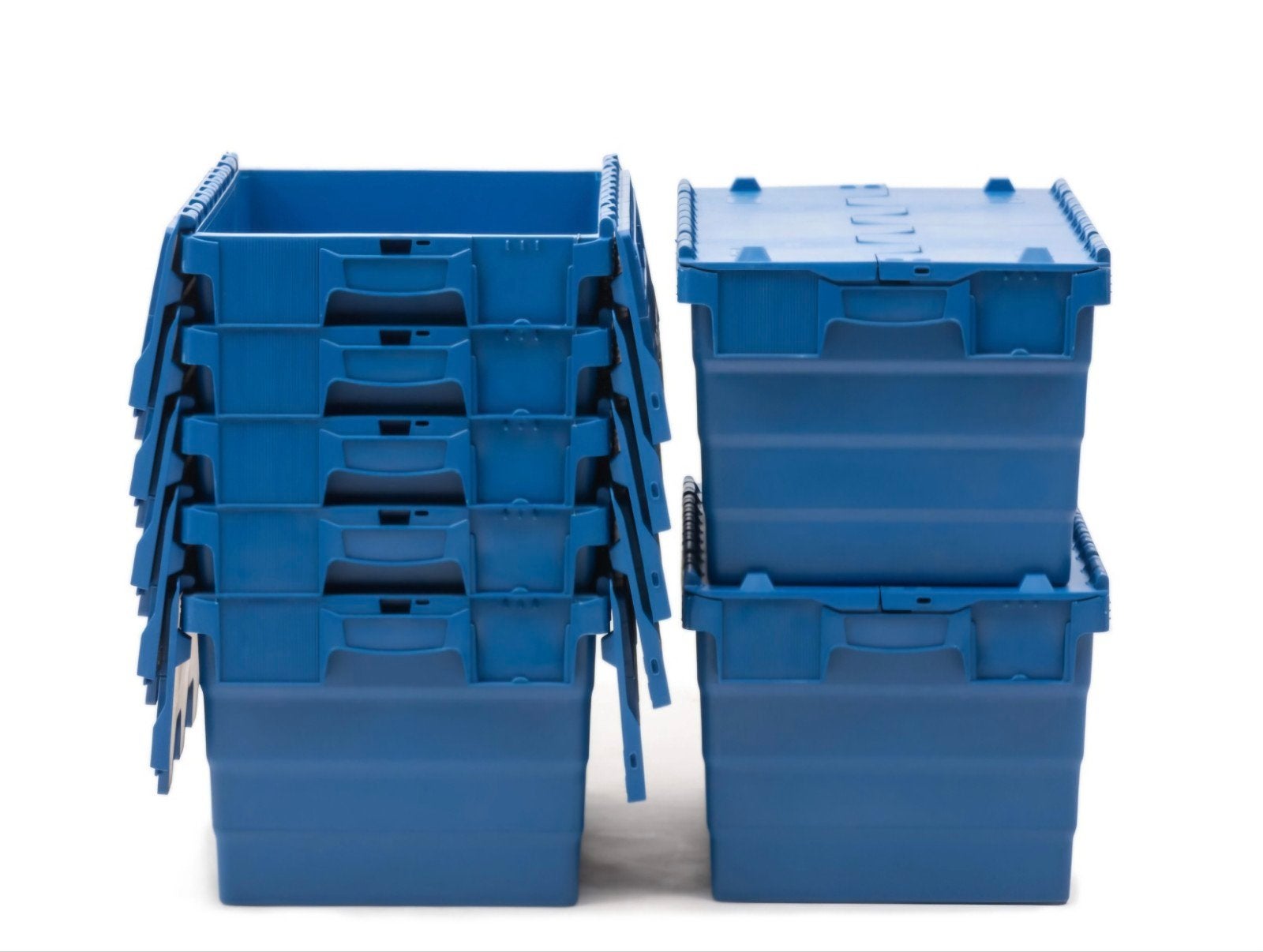 Plastic Verhuisdozen Te Huur|Stevig, Stapelbaar & Waterdicht, Ophalen, Zo goed als nieuw