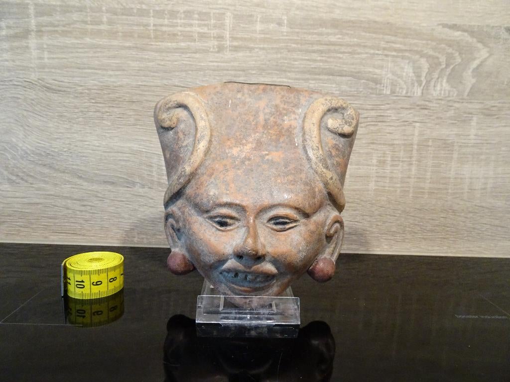 Terracotta masker Zuid Amerika, Ophalen of Verzenden