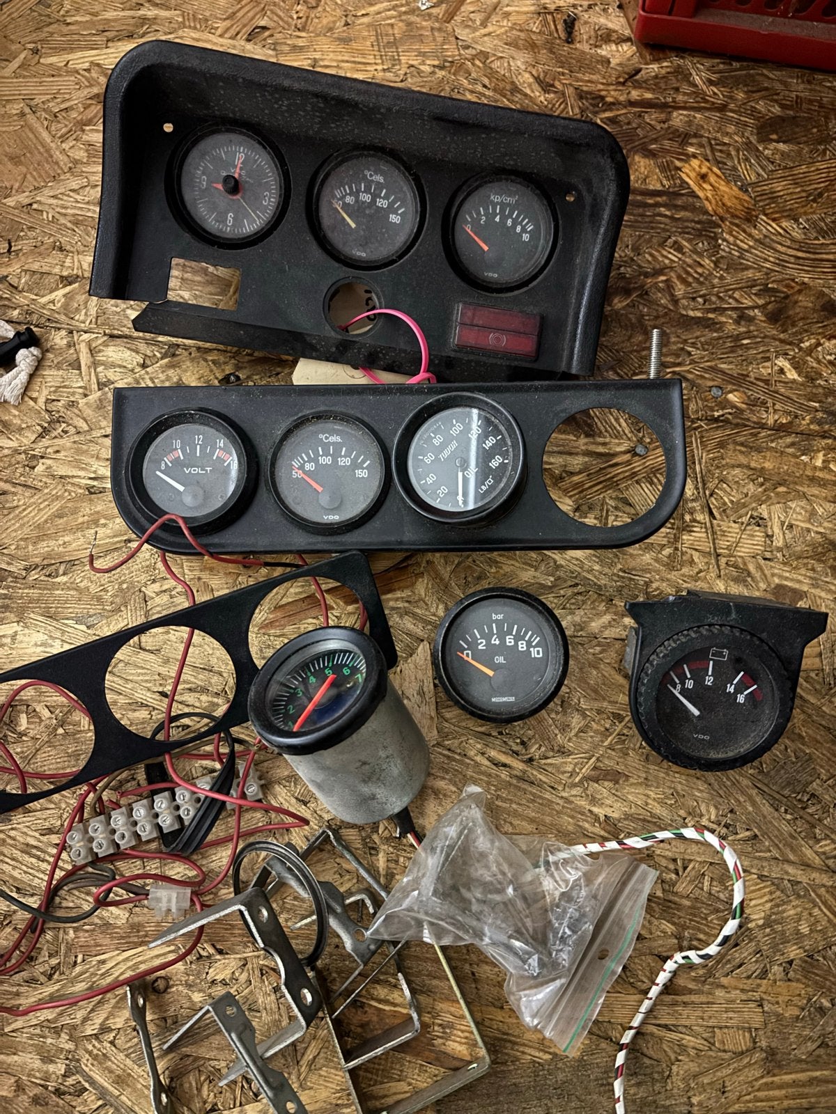Diverse VDO Meters en klokjes Olie temp / druk / volt etc., Gebruikt, VDO, VDO, Ophalen of Verzenden