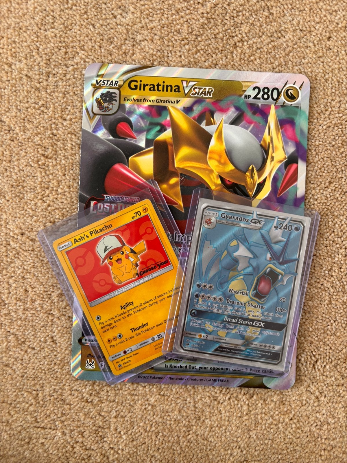 3 leuke pokemonkaarten, Ophalen of Verzenden, Zo goed als nieuw, Meerdere kaarten