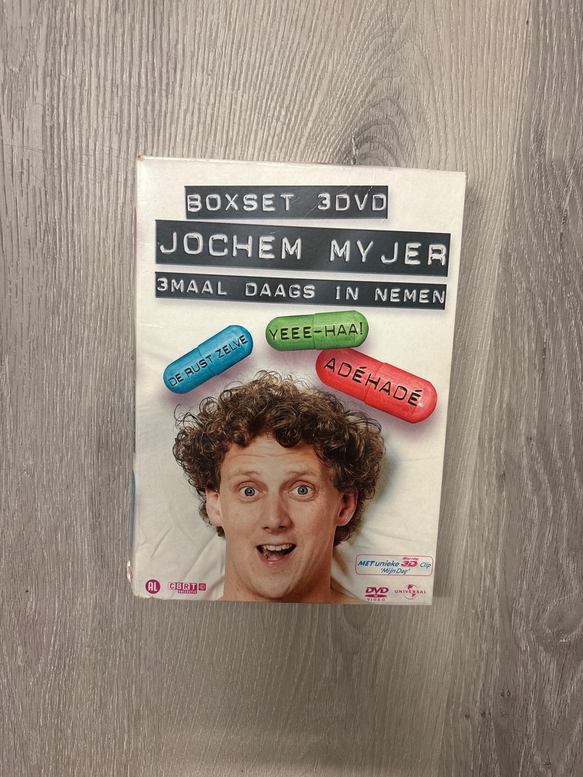 Jochem Myjer Boxset 3DVD: 3 Maal Daags In Nemen, Ophalen of Verzenden, Gebruikt, Boxset