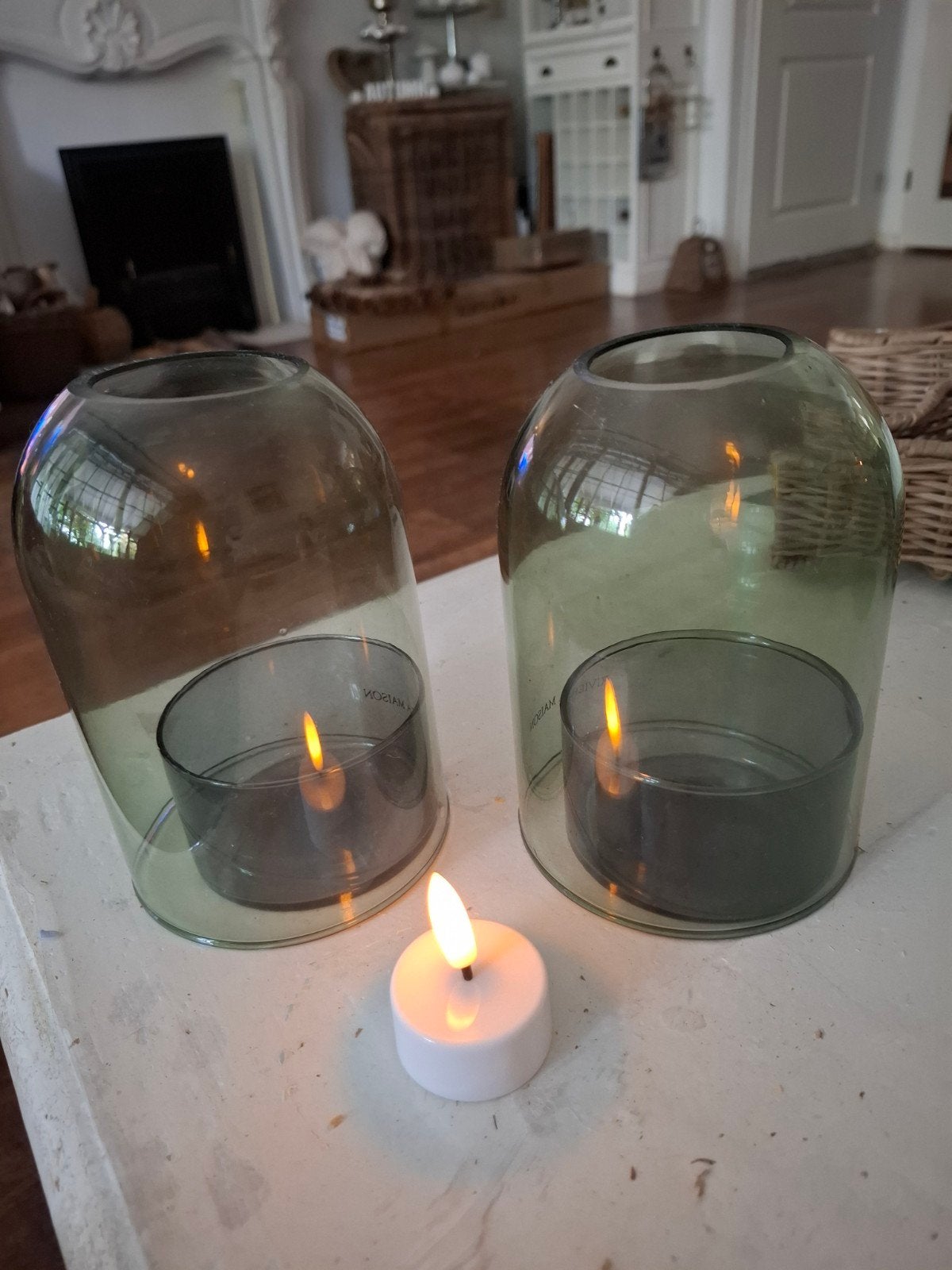 windlichtjes  Riviera Maison silsila votive, Glas, Ophalen of Verzenden, Zo goed als nieuw
