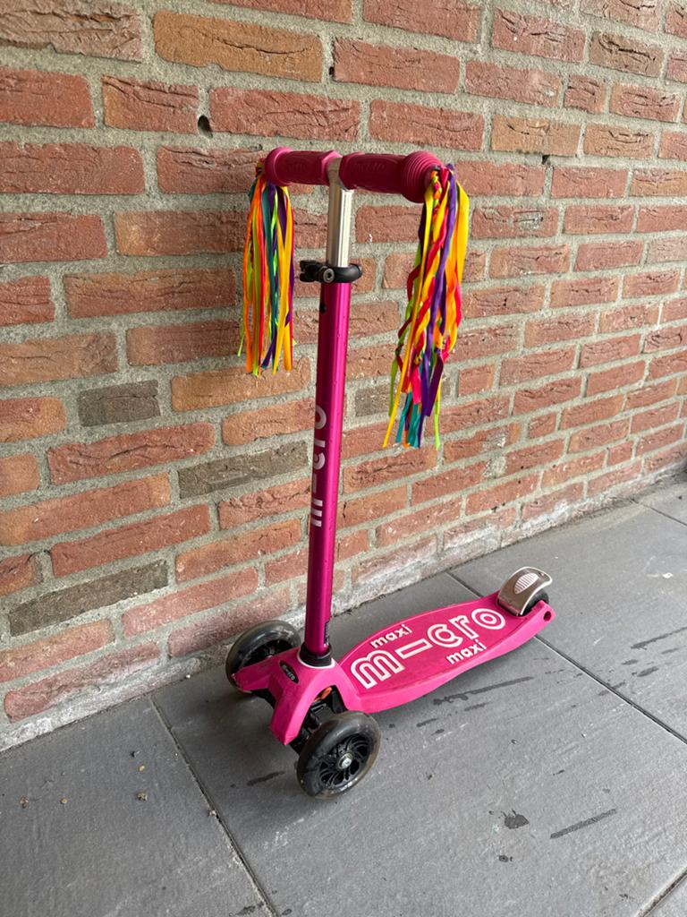 Micro Maxi step roze, Fietsen en Brommers, Steps, Zo goed als nieuw, Gewone step, Ophalen of Verzenden