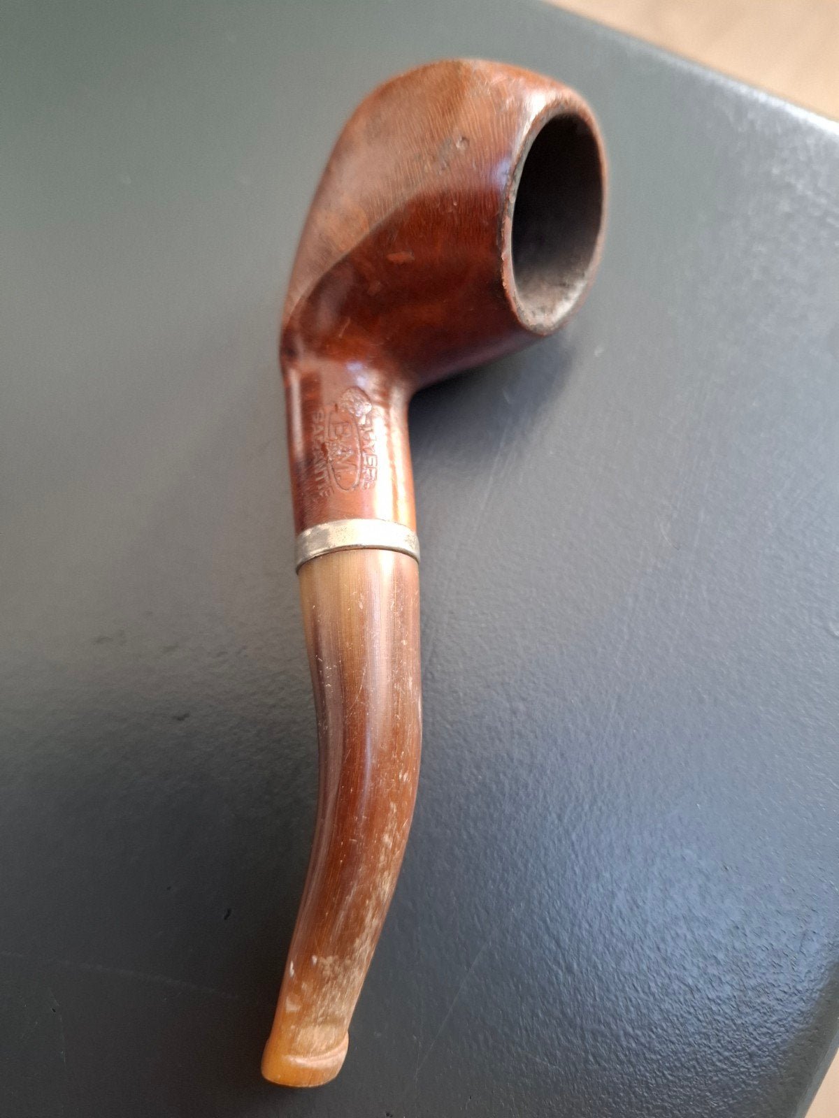 Antieke houten pijp - 'Depuyer B.M. Garantie', Ophalen of Verzenden, Gebruikt, (Water)pijp