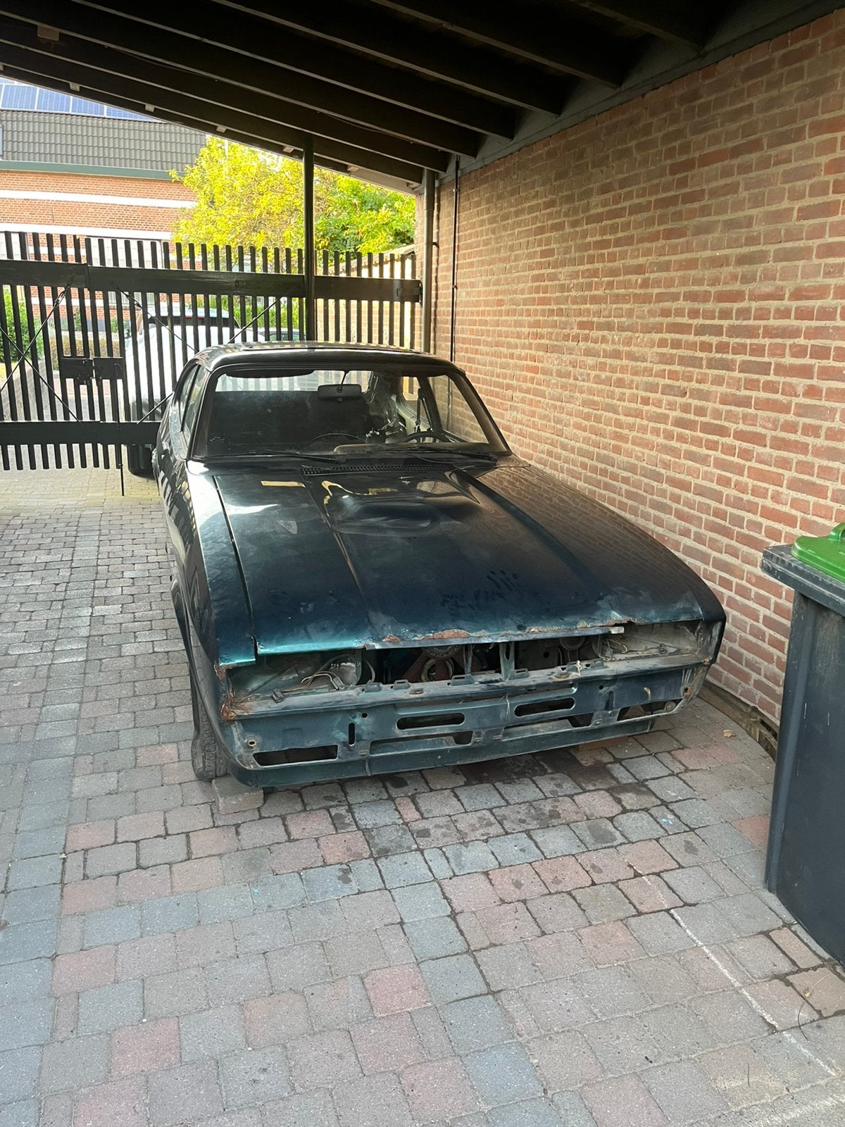 Ford Capri Mk3 carrosserie/project te koop (met NL kenteken), Ophalen, Gebruikt, Voor, Spatbord