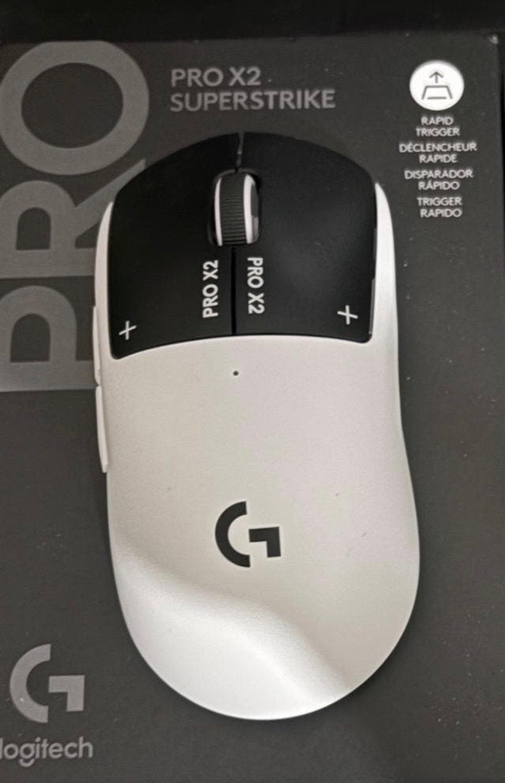Logitech g pro X2 Superstrike, Computers en Software, Muizen, Ophalen of Verzenden, Zo goed als nieuw, Gaming muis