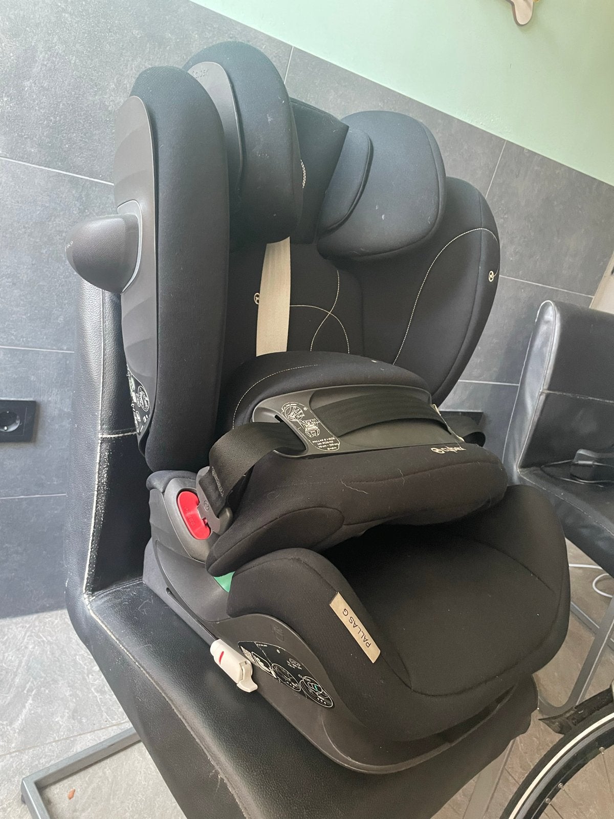 Cybex Pallas G autostoel - Zwart, 9-36 kg, Verstelbare rugleuning, 9 t/m 36 kg, Ophalen, Overige merken