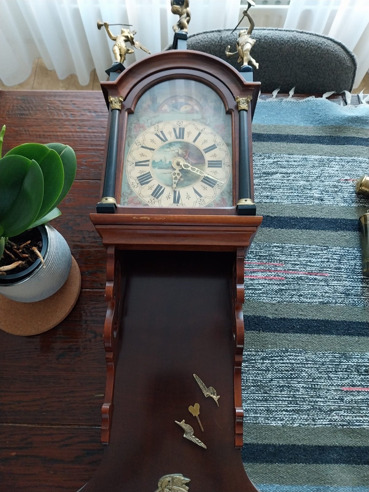 Antieke Friese Staartklok - Prachtig Decoratief Stuk, Ophalen of Verzenden