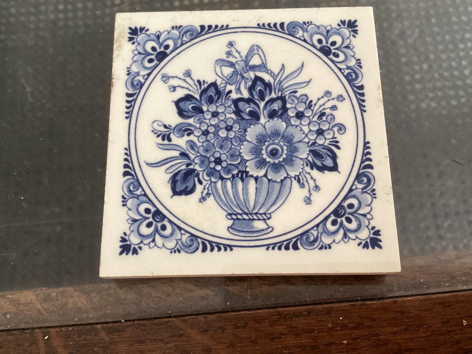 Delfts blauw tegel 7.5 cm  Schoonhoven, Ophalen of Verzenden