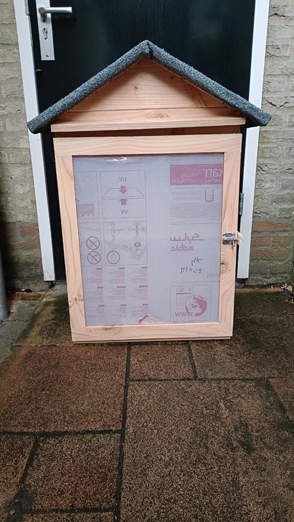 Mini Bieb Minibieb Ruil kast Boekenkast Weggeef kast, Ophalen, Overige materialen, Nieuw, 50 tot 100 cm