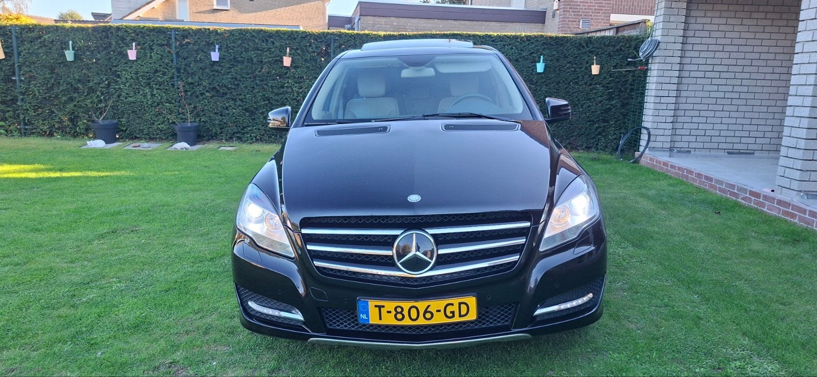 Mercedes-Benz R-Klasse 3.5 R350 4MATIC AUT 2012 Zwart, Auto's, Automaat, Euro 5, R-Klasse, Beige