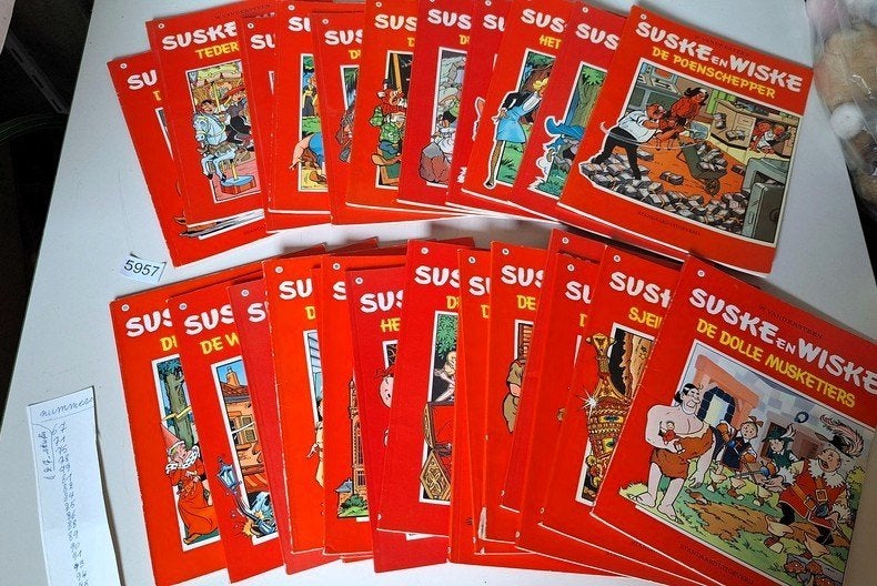 50 Stripalbums Suske en Wiske, Meerdere stripboeken, Ophalen of Verzenden, Zo goed als nieuw