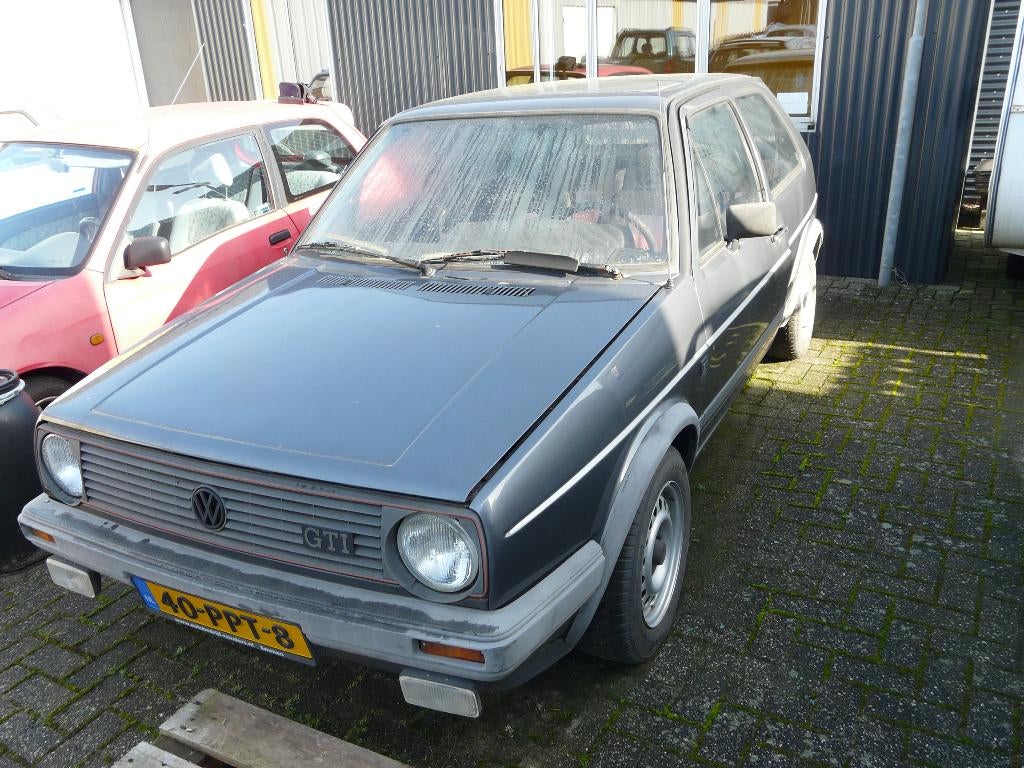 VOLKSWAGEN GOLF GTI ORIGINEEL 1985., Auto's, Voorwielaandrijving, Stof, Handgeschakeld, 1781 cc